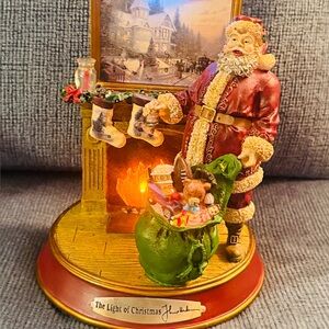 The Light of Christmas by Thomas Kinkade, exclusively from The Bradford Exchange